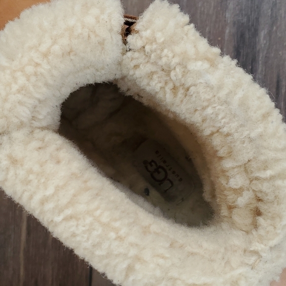 Ugg Australia Jocelin Shearling Buckle Boots ankle booties shoes sz 7 - Picture 12 of 14